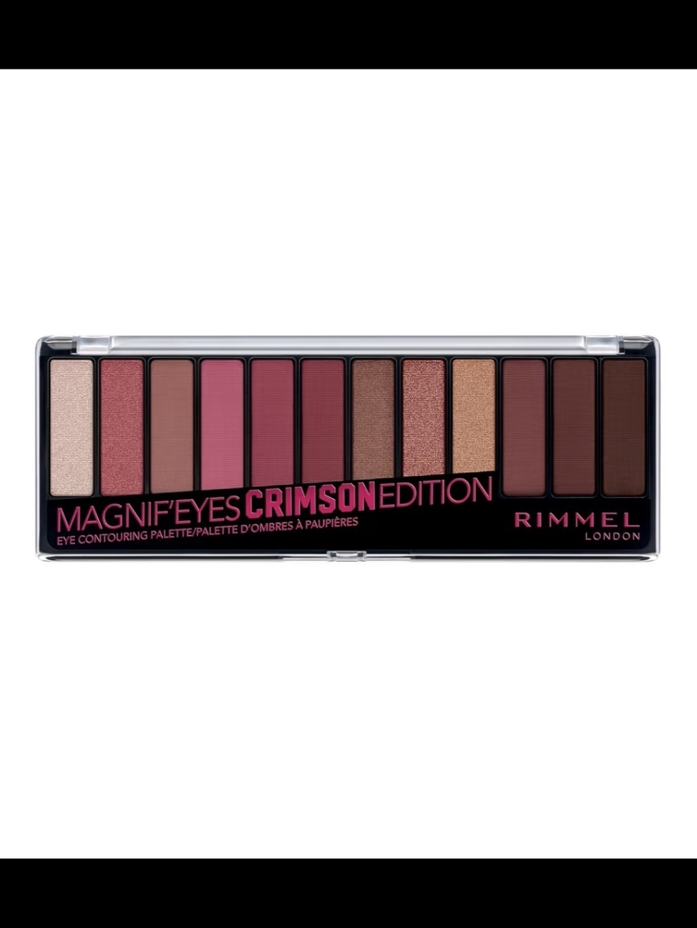 RIMMEL LONDON Magnif'Eyes Crimson Edition Eyeshadow Palette - Brand New